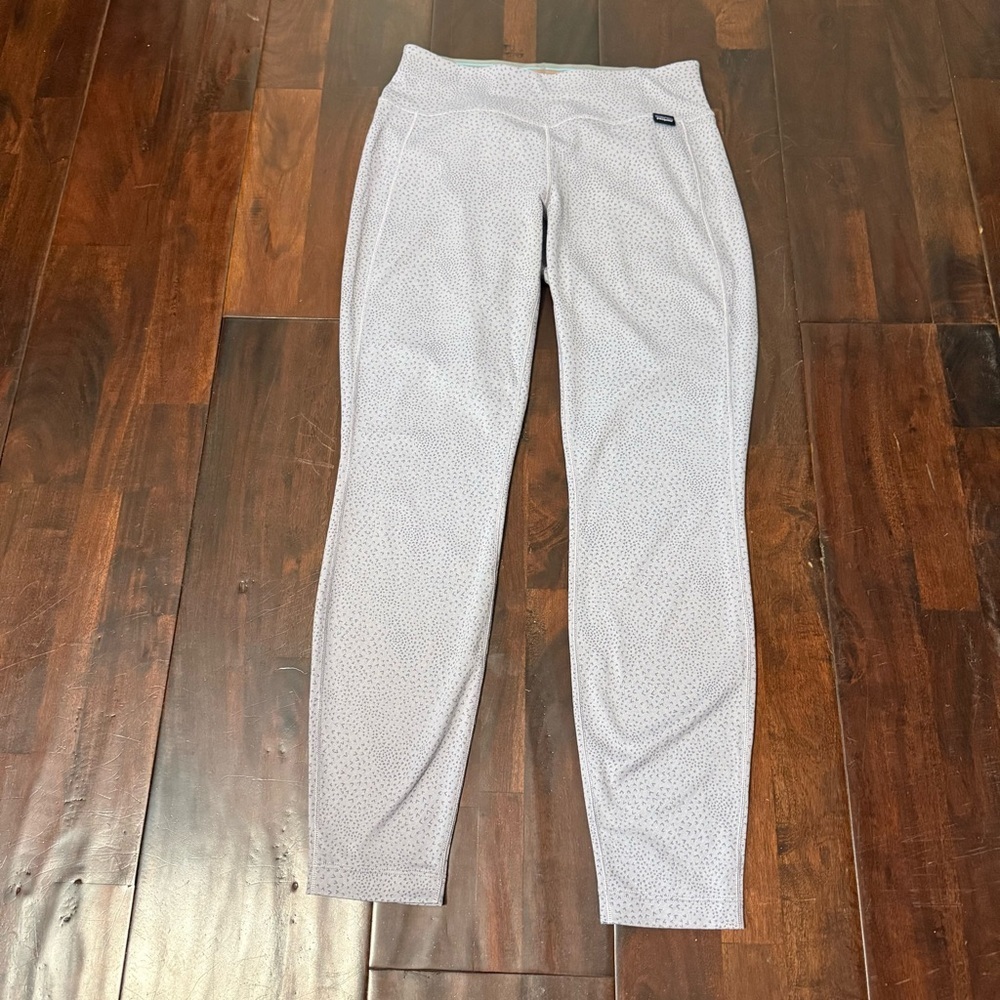 Patagonia Midweight Capilene Baselayer Bottoms Women’s S Migration Smokey Violet